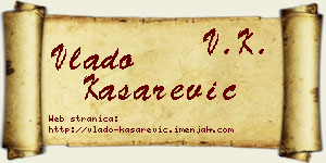 Vlado Kašarević vizit kartica